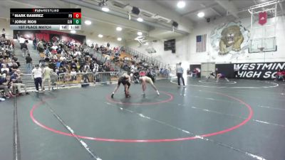 106 lbs 1st Place Match - Jorge Rios, St. John Bosco vs Mark Ramirez, Palm Desert