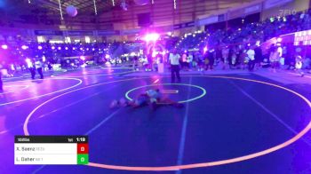 102 lbs Round Of 16 - Xzavier Saenz, ReZults Wrestling vs Loren Daher, No Team