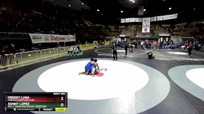 215 lbs Cons. Round 4 - Freddy Luna, Turlock Wrestling Club vs Sonny Lopez, Will C Wood High School Wrestling