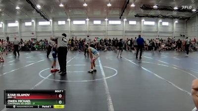 64 lbs Finals (2 Team) - Owen Michael, Contenders WA Green vs Ilyar Islamov, OMP