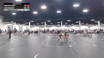 76 lbs Quarterfinal - Brooks Gilson, Darkhorse vs Finn Wheeler, All I See Is Gold