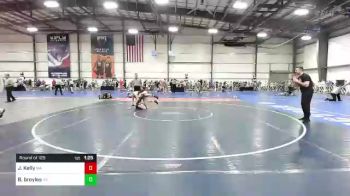 120 lbs Round Of 128 - Justin Kelly, MA vs Blake Broyles, VA