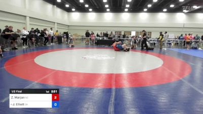 190 lbs 1/2 Final - Zaid Marjan, North Carolina vs James Elliott, Oklahoma