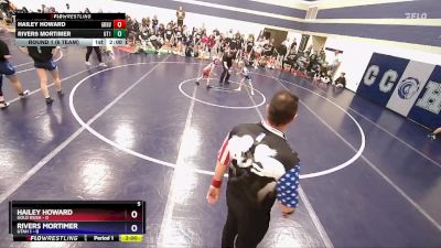 50 lbs Round 1 (6 Team) - Hailey Howard, Gold Rush vs Rivers Mortimer, Utah 1