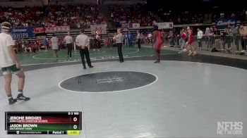 D 3 160 lbs Semifinal - Jason Brown, Archbishop Shaw vs Jerome Bridges, John Curtis Christian School