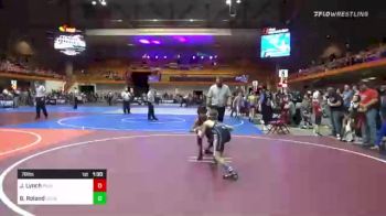 78 lbs Quarterfinal - Jaxon Lynch, Punisher Wrestling Company vs Brecken Roland, Cobbler Wrestling