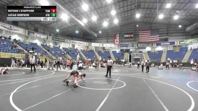 109 lbs Rr Rnd 3 - Nathan J Stafford, Team Selma vs Lucas Simpson, Athlos Wrestling