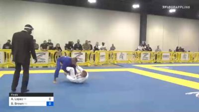 Angel Lopez vs Brian Brown 2020 Atlanta International Open IBJJF Jiu-Jitsu Championship