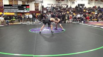 138 lbs Cons. Round 2 - Grayson Debevoise, St Francis Desales vs Brookes Platfoot, Graham