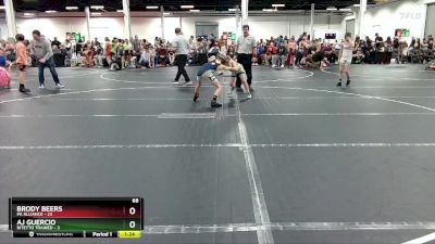 68 lbs Round 2 (8 Team) - Brody Beers, PA Alliance vs AJ Guercio, Bitetto Trained