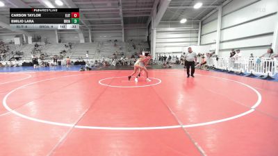 95 lbs Rr Rnd 3 - Carson Taylor, Elite NJ MS Black vs Emilio Lara, Broad Axe Green