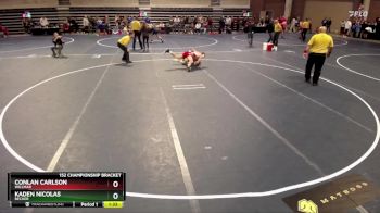 152 Championship Bracket Semifinal - Kaden Nicolas, Becker vs Conlan Carlson, Willmar