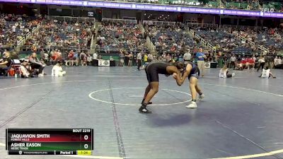 2A 215 lbs Quarterfinal - Asher Eason, Heide Trask vs Jaquavion Smith, Forest Hills