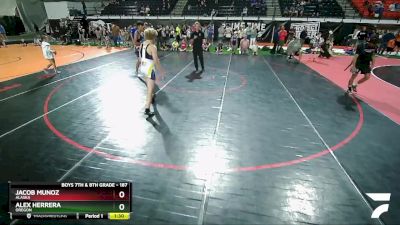 187 lbs Round 2 - Alex Herrera, Oregon vs Jacob Munoz, Alaska