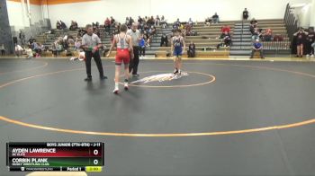 J-11 lbs Cons. Semi - Corbin Plank, Husky Wrestling Club vs Ayden Lawrence, DC Elite