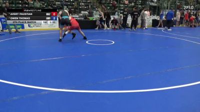 165 lbs 5th Place Match - Avery Paustian, Mission Athletics vs Owen Thomas, Immortal Athletics Wrestling Club