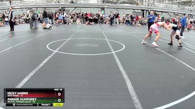 115 lbs Placement (4 Team) - Parker Humphrey, Revival Uprising Black vs Nicky Harris, Iron Horse