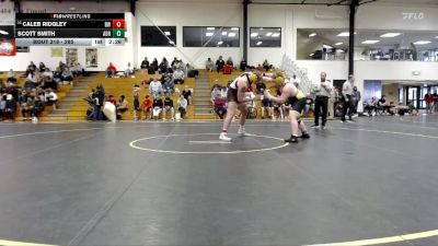 285 lbs Cons. Semi - Caleb Ridgley, Baldwin Wallace vs Scott Smith, Adrian