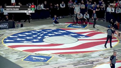 Quarterfinal - Griffin Felder, Harrisburg vs Brendon Oehme, Brandon Valley