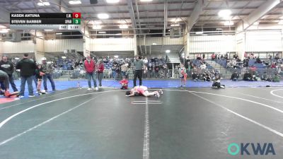 73-76 lbs Round Of 16 - Kasen Antuna, Elgin Wrestling vs Steven Barber, Spartan Mat Club