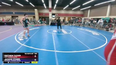 285 lbs Quarterfinal - Matthew Tucker, WAR Training Center vs Jackson Stoner, Rockwall Training Center