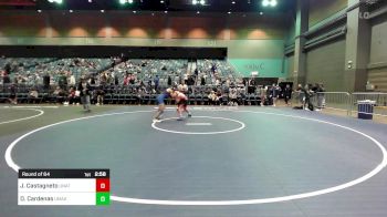 133 lbs Round Of 64 - Jake Castagneto, UNATT-Utah Valley vs Danilo Cardenas, United Wrestling Katy