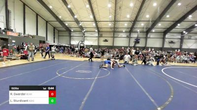 150 lbs Consi Of 4 - Romeo Gwerder, Bear Claw vs Luke Sturdivant, Askeo International Mat Club