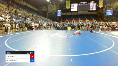 106 lbs Cons 8 #2 - Kaleb Pratt, IL vs Liam Collins, MN