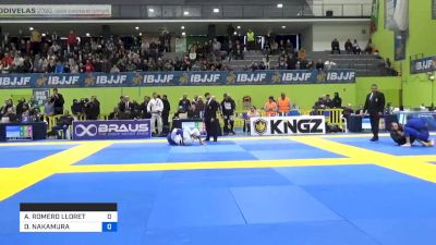 DAISUKE NAKAMURA vs ALEJANDRO ROMERO 2020 European Jiu-Jitsu IBJJF Championship
