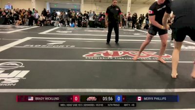 Brady Wicklund vs Meryk Phillips 2025 ADCC San Jose Open