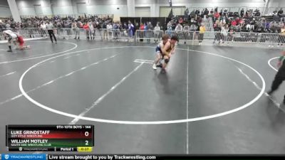 144 lbs Cons. Round 4 - William Motley, South Side Wrestling Club vs Luke Grindstaff, Izzy Style Wrestling