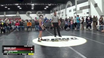 80 lbs Semis & 1st Wrestleback (8 Team) - Braden Haley, Elite Ath Club WE vs Joey Rowlands, Beast Mode