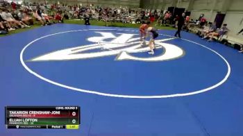 94 lbs Semis & 3rd Wb (16 Team) - Takarion Crenshaw-Jones, Oklahoma Red FS vs Elijah Lofton, Minnesota Red