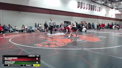 150 lbs Cons. Semi - Ethan Day, Center Grove vs Eli Martinez, Southport