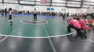 65 lbs Round 2 (6 Team) - Henry Walters, BELIEVE TO ACHEIVE vs Hunter Long, EASTERN CAROLINA WRESTLING ACADEMY