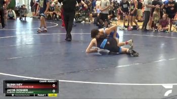 120 lbs Champ. Round 1 - Quinn Ivey, Stronghold Wrestling Club vs Jacob Doshier, Alabama Takedown Academy