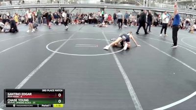 100 lbs Placement (4 Team) - Chase Young, Revival Uprising Black vs Santino Edgar, Iron Horse