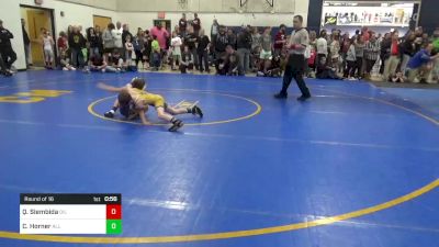 65 lbs Round Of 16 - Quinton Siembida, Oil City vs Corbin Horner, All American WC