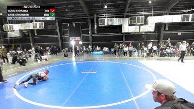 54 lbs Semifinal - Isaac Sanchez, Trybe vs Cade Chandler, Manu WC