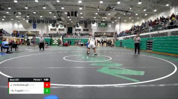 285 lbs Quarterfinal - Noah Fugate, Brownsburg vs Joe Hollenbaugh, Eastern Hancock