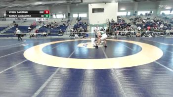 184 lbs Semifinal - Avery Canzano, Oswego State vs Eamon Callaghan, Ithaca