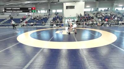 184 lbs Semifinal - Avery Canzano, Oswego State vs Eamon Callaghan, Ithaca