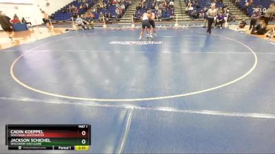 285 lbs Quarterfinal - Cadin Koeppel, Wisconsin-Whitewater vs Jackson Schichel, Wisconsin-Eau Claire