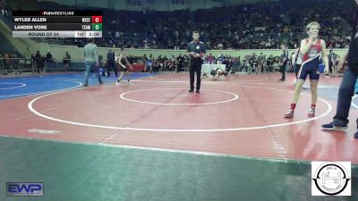 87 lbs Round Of 64 - Wyler Allen, Westmoore Wresting vs Landen Vore, Team Choctaw