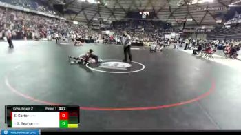 1 lbs Cons. Round 2 - Gavin George, Naches Valley vs Ethan Carter, Eatonville