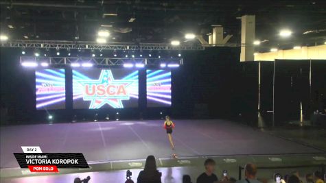 INSIDE Miami - Victoria Koropok [2026 Pom Solo Day 2] 2026 U.S. National Cheer & Dance Championship