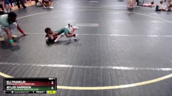 41 lbs Round 3 - Myles Harrison, Mighty Warriors Wrestling Acad vs Eli Franklin, River Bluff Youth Wrestling