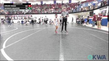 52 lbs Round Of 32 - Avelino Juarez, Clinton Youth Wrestling vs Maverick Meadows, Tuttle Wrestling Club