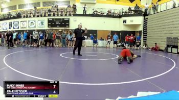 215 lbs Quarterfinal - Makyi Hines, Red Cobra Wrestling Academy vs Cale Metzler, Noblesville Wrestling Club