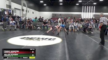 90 lbs Quarterfinals (8 Team) - Tommy Wurster, Gotcha National vs Kellen Schoeff, Legacy Blue